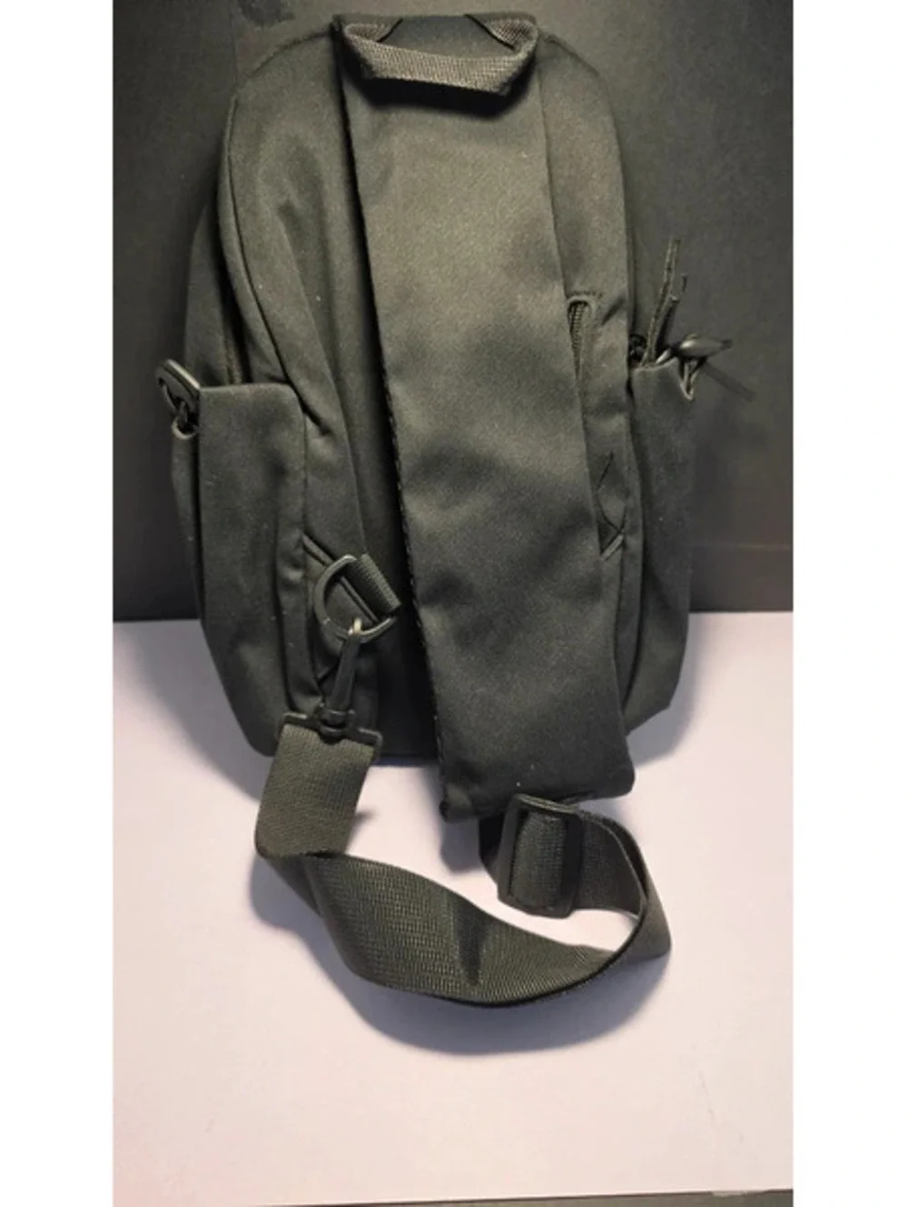 New Unisex Black Sling Bag Purse